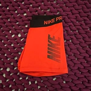 Nike Pro Compression Shorts- Red